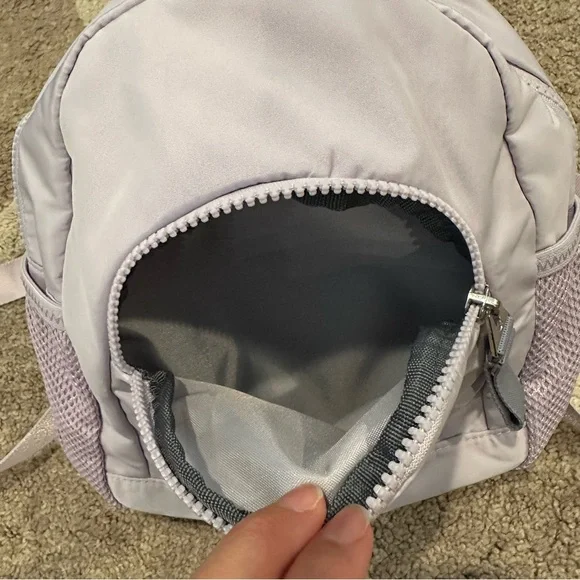 NWOT Adidas Linear 3 Mini Backpack Light Purple / Lilac - Picture 9 of 12